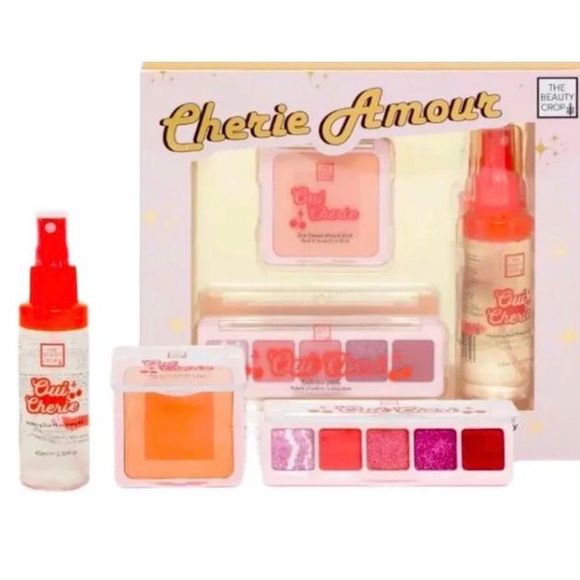 THE BEAUTY CROP - Cherie Amour Gift Set. Eyeshadow Blush & Setting Spray NWT! - Picture 11 of 12